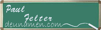 Paul Felter Visitenkarte